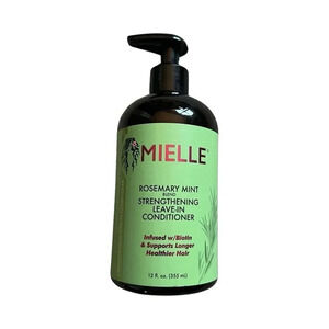 Mielle Rosemary Mint Strengthening Leave-In Conditioner with Biotin 12oz NEW
